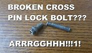 How to Remove Broken Cross Pin Bolt From Differential