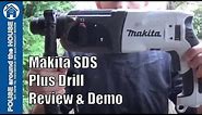 Makita SDS plus hammer drill REVIEW and DEMO. HR2470WX 3KG 240V Makita drill.