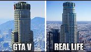 GTA 5 LOCATIONS IN REAL LIFE! (GTA 5 vs REAL LIFE)