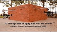 X-ray Eyes in the Sky: Drones and WiFi for 3D Through-Wall Imaging
