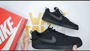 Nike Court Borough Low - Black Black - Unboxing | Walktall