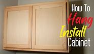 How To Install Hang Wall Cabinets Easy Simple