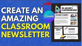The Easy Way To Create AMAZING Classroom Newsletter