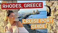 Rhodes Greece Cruise Port Guide | 10 Best Things to Do in Rhodes Town (4K)