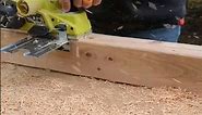 Using the Ryobi P611 cordless planer for the first time on 2 laminated 2x4 board #ryobi #homedepot