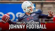 Johnny Football's Incredible First Touchdown Pass in the CFL