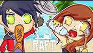WE'RE SO HUNGRY IN RAFT! (Funny Moments)