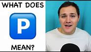 What does the P Emoji mean? (What does Pushin P mean?) | Emojis 101