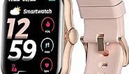 Smart Watch (Receive & Dial), 2023 Newest 1.85" TFT HD Full Circle Full Touch Screen, Smart Watch for Women Men,SmartWatchs with Fitness Tracker Call/Text/Heart Rate/AI Voice Assistant/Blood Pressure