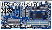 How to Update BIOS Gigabyte Mainboard (GA-970A-UD3)