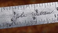 How to Repaint Numbers & Graduations on a Steel Ruler: Restoring John Walters’ Rusted Starrett Ruler | Popular Woodworking