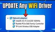 How to Update Any Wi-Fi Drivers on Windows 10/11 (EASY)2024