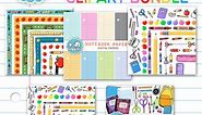 School Clipart Bundle - Clip Art Borders, Backgrounds, and Slide Templates
