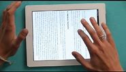 How to Fit a PDF to Screen for iPad : iPad Tutorials