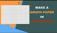 How to Make Graph Paper in Powerpoint - Tutorial