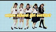 how to style school uniform (Japanese nanchatte seifuku)