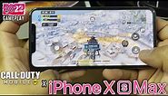 Call of Duty: Mobile [BR] Gameplay on iPhone XS MAX in 2022? | MAX GRAPHICS & FRAME RATE! [Handcam]