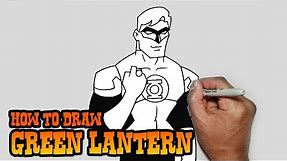How to Draw Green Lantern- Young Justice- Video Lesson