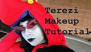 Homestuck - Terezi Pyrope Makeup Tutorial