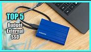 Top 5 Best Budget External SSD 2024 - Best Portable SSD Within Budget