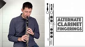 Clarinet Fingerings with Playing and Diagram Examples - Throat Bb, Top G and more...