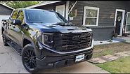 2022 GMC Sierra Blacked Out Emblem Logos and Symbols All Blacked Out