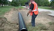 Advanced Drainage Systems 18 in. x 20 ft. HDPE ASTM N12 Dual Wall Pipe 18950020DW