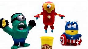 Superhero Minions Stop Motion! Animación de Marvel Avengers Captain America Hulk Iron Man