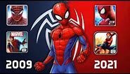 Evolution Of Spider-Man In Mobile Games (2009 - 2022)