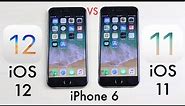 iPHONE 6: iOS 12 Vs iOS 11! (Speed Comparison)