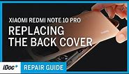 Xiaomi Redmi Note 10 Pro – Back cover replacement [including reassembly]