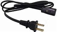6 ft West Bend Coffee Urn Power Cord 58036 58002 Coffee Maker Electric Cord 2 Pin - Coffee Pot Electric Cord Replacement Part - Crockpot Wire 6 FEET