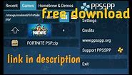 Fortnite for ppsspp iso android free download || Mr.Gameplay ||