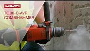 OVERVIEW of Hilti's TE 30 and TE 30-C-AVR SDS plus rotary hammers