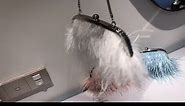 Pearl and Metal Chain Evening Bag