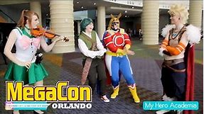 Violin girl surprises cosplayers with their themes!! MEGACON 2019