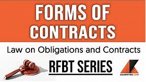 Forms of Contracts (2020)