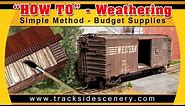 How-To Model Realistic Weathering - Simple Method and Budget Supplies