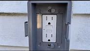 How to Replace / Install an Outdoor Weatherproof GFCI Electrical Outlet (full steps)