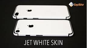 JET WHITE Skins for iPhone 7 and iPhone 7 PLUS by EasySkinz