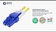 LC Duplex SLL Fiber Optic Connector丨HYC Co., Ltd