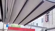 Aluminum alloy glass roof roller shutters#reel#glassroof #architecture #glass #design #skylight #slidingdoors #aluminiumwindows #renovation #roof #interiordesign | B74