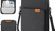 TiMOVO 9-11" Tablet Sleeve Bag with Shoulder Strap for iPad Air 11 Inch 2024,iPad Pro 11 Inch 2024,iPad 10.2 2021-2019,iPad 10th 2022,iPad Air 5/4 10.9,Galaxy Tab S9/S8/A8/A7 2023, Black & Grey