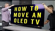 How to Move an OLED TV Safely