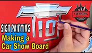 Painting A Car Show Board (start to finish)