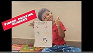 Fingerprinting activities for kid ||Numbers||fun||educational||Fingerprint Art|| @Nomansworld13