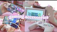 🍬 cute gaming accessories for portable setups | my must-haves for gaming on the go ✶