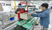 Prismatic lithium battery module pack assembly line