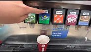 Here’s a soda fountain with “Push” Buttons at Texaco Gas Station and Mini Mart