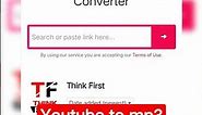 Youtube to MP3 converter ymate #shorts